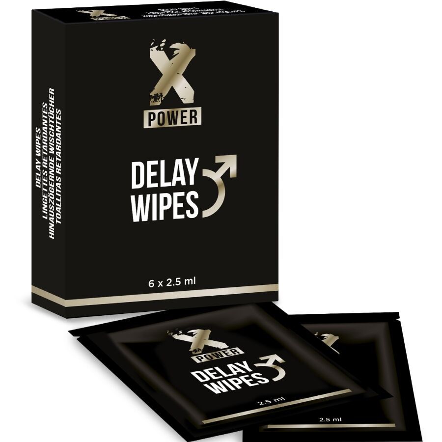 Xpower - Delay-Whipes - Gel zur Orgasmusverzögerung