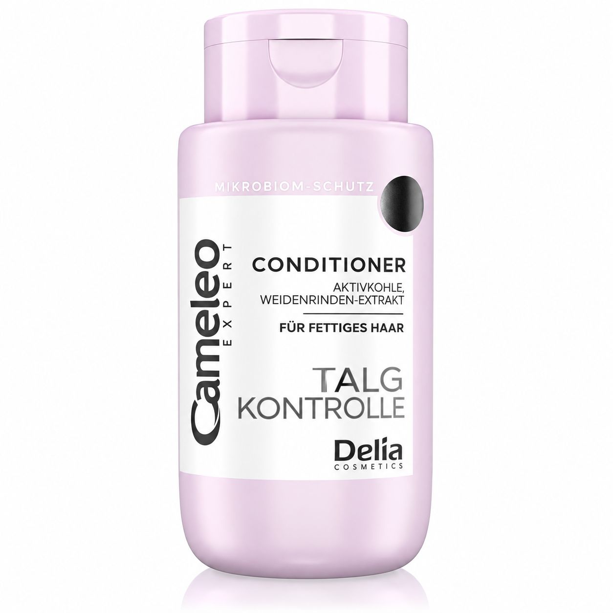 Flasche Cameleo Expert Conditioner mit Aktivkohle für fettiges Haar.