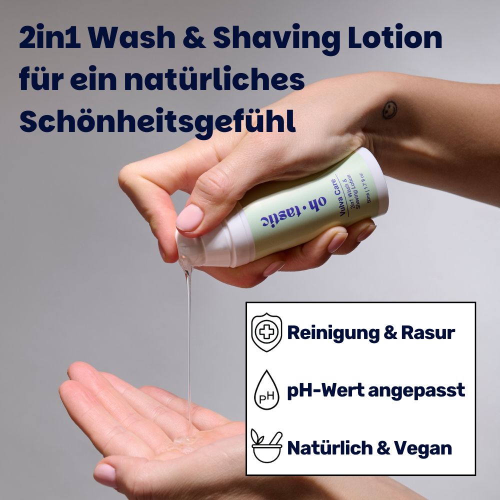 ohtastic 2in1 Sensitiv Wash & Shaving Gel