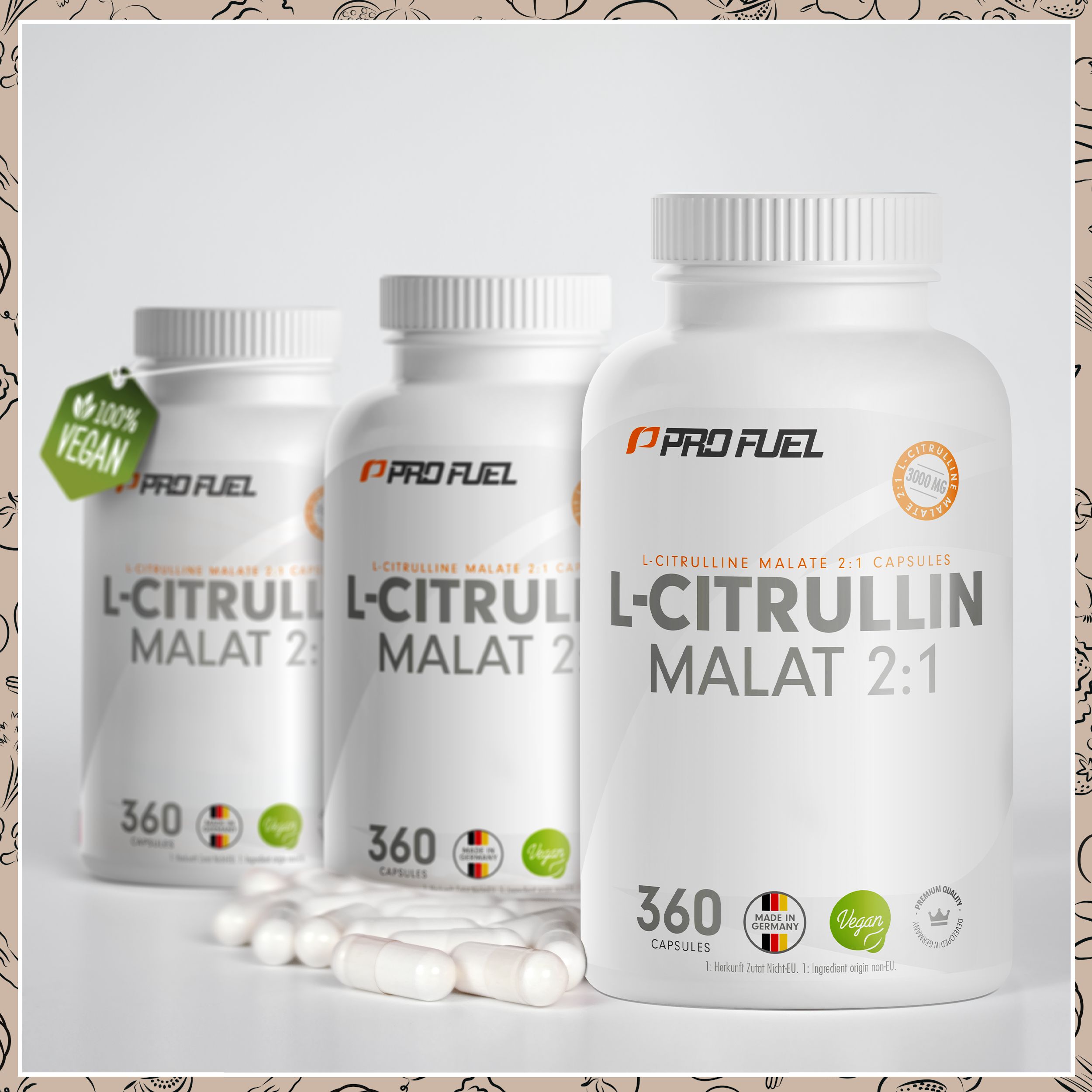 ProFuel - L-Citrullin Malat 360 Kapseln