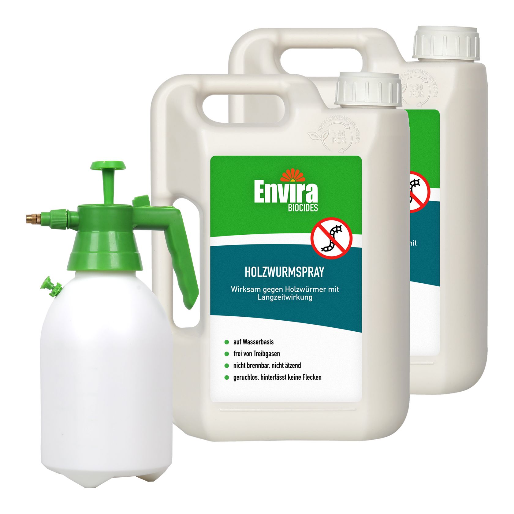 Envira Holzwurmspray mit Drucksprüher