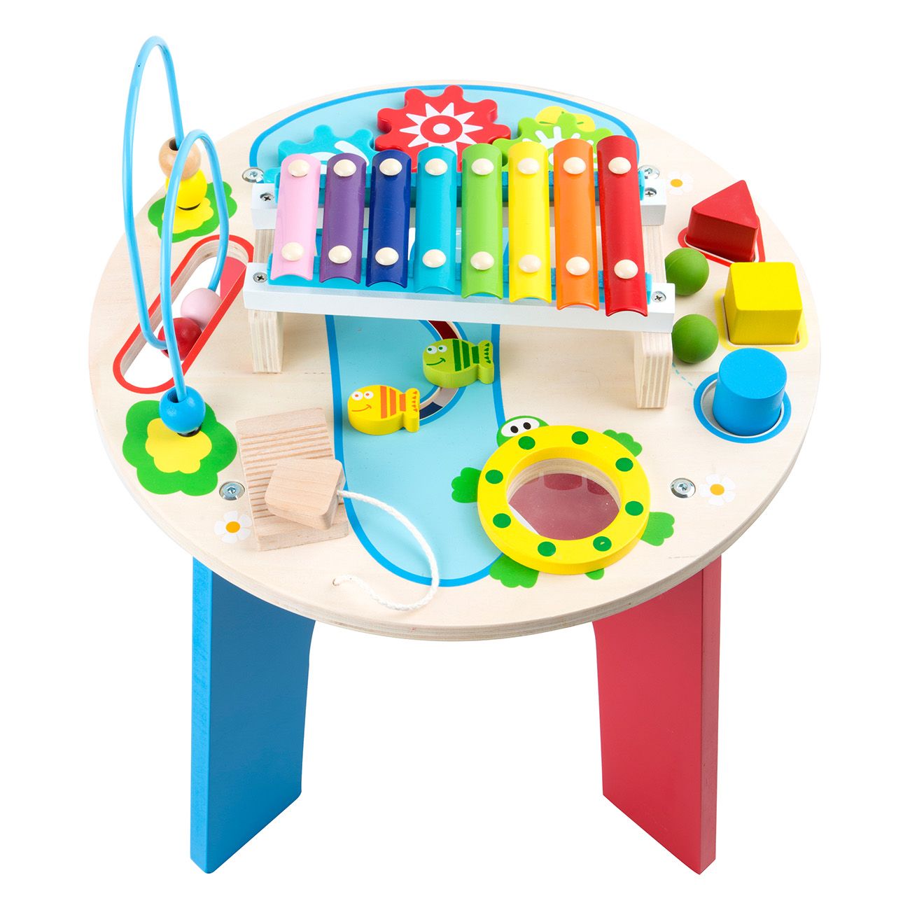 Smallfoot Motorik- und Musiktisch 2 in 1 10321 Kinderinstrument