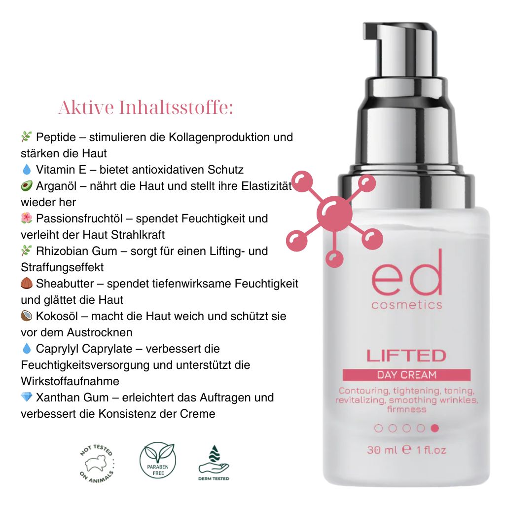 ED COSMETICS Lifting: Tagespflege – straffend, glättend & feuchtigkeitsspendend