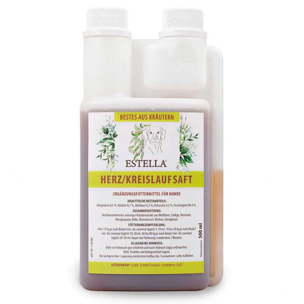 Estella Hunde Herz-Kreislaufsaft