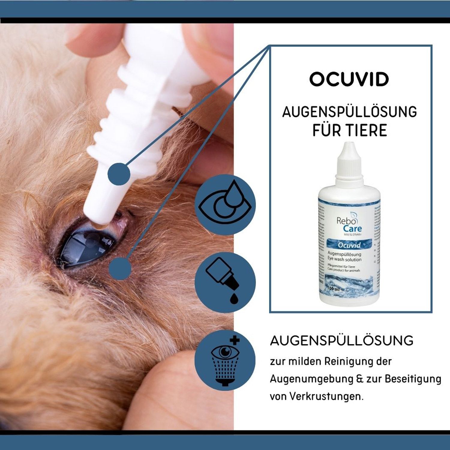 Ocuvid Augenspüllösung für alle Tiere
