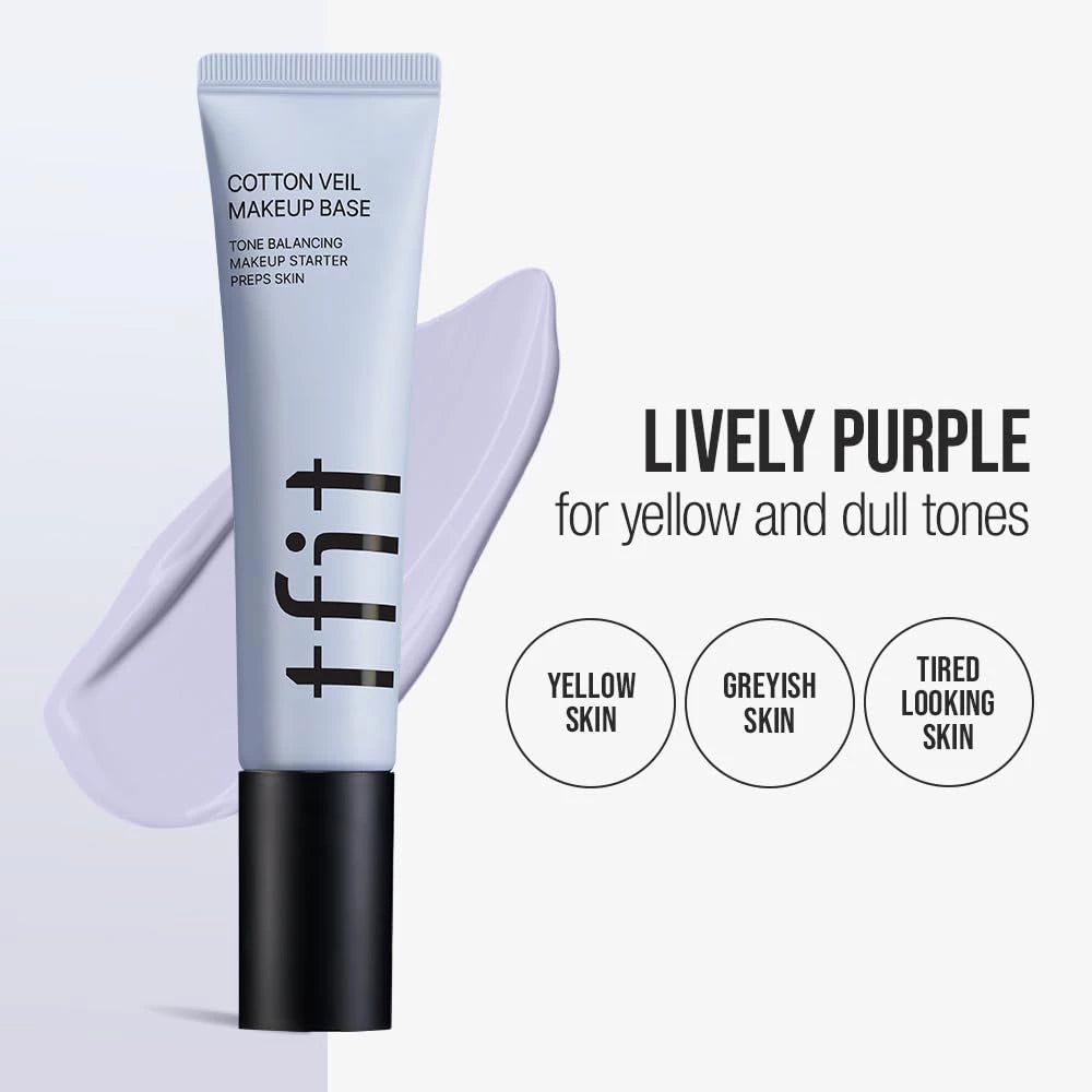 TFIT Cotton Veil Makeup Base – 02 Lively Purple