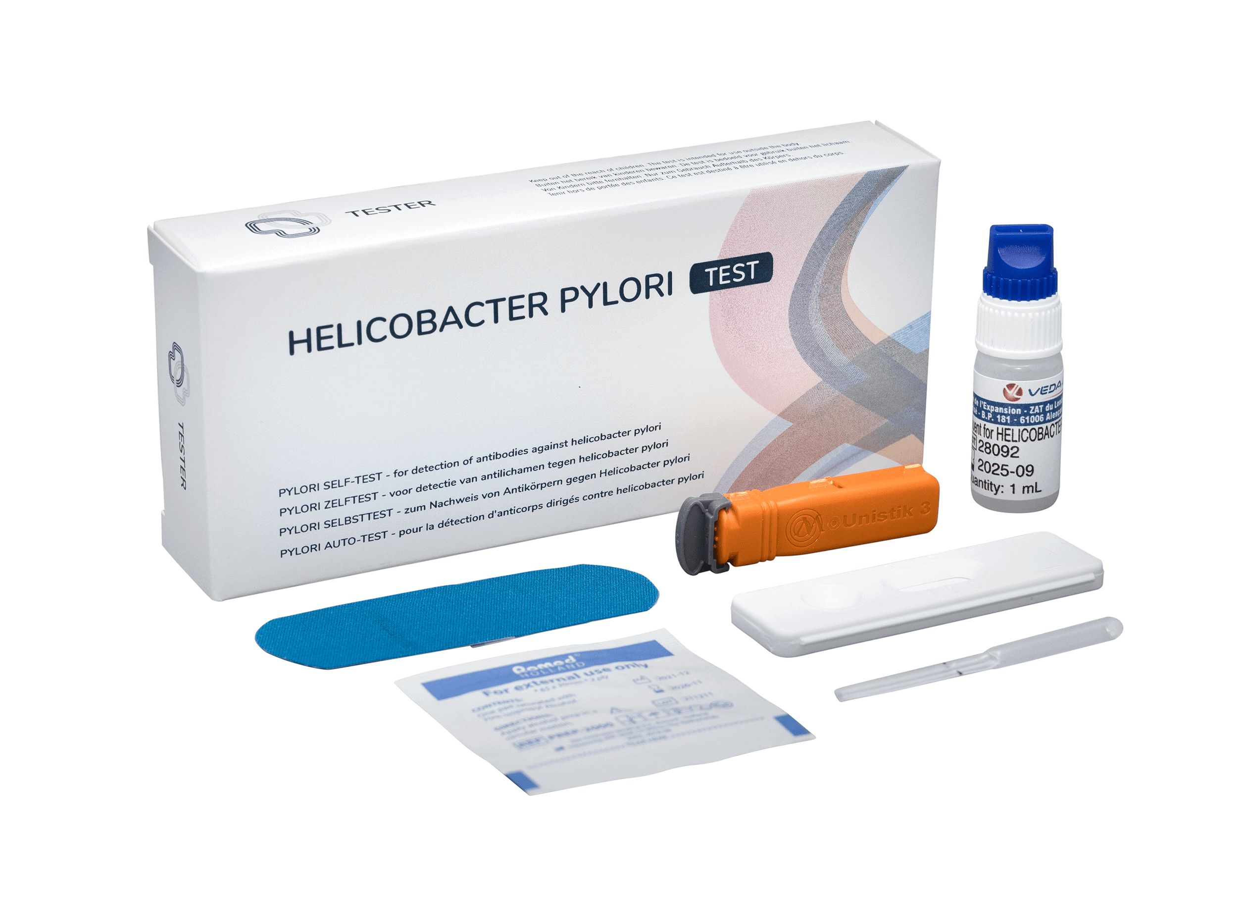 Helicobacter Pylori Test - Helicobacter Pylori Nachweis - Zuhause - The Tester