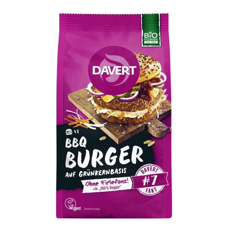 Davert - BBQ Burger Grünkern 160 g - shop-apotheke.at