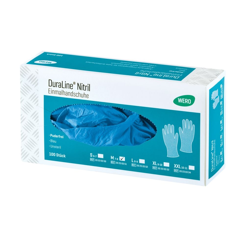 WERO DuraLine® Nitril Einmal-Untersuchungshandschuh