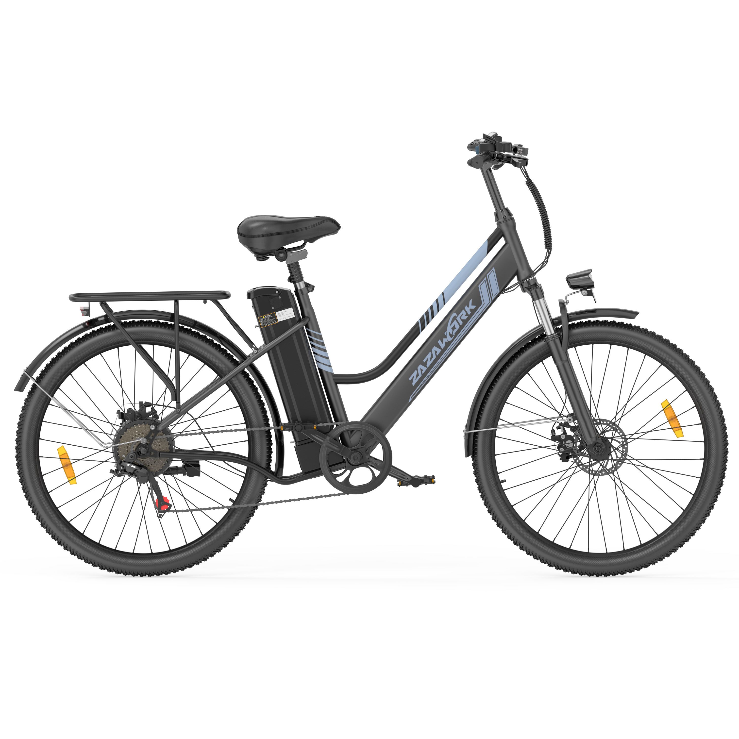 ZAZAWORK C26 Pro E-Bike für Damen mit herausnehmbarem 36V-20Ah-Akku