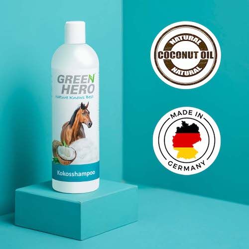 GreenHero Kokosshampoo für Pferde