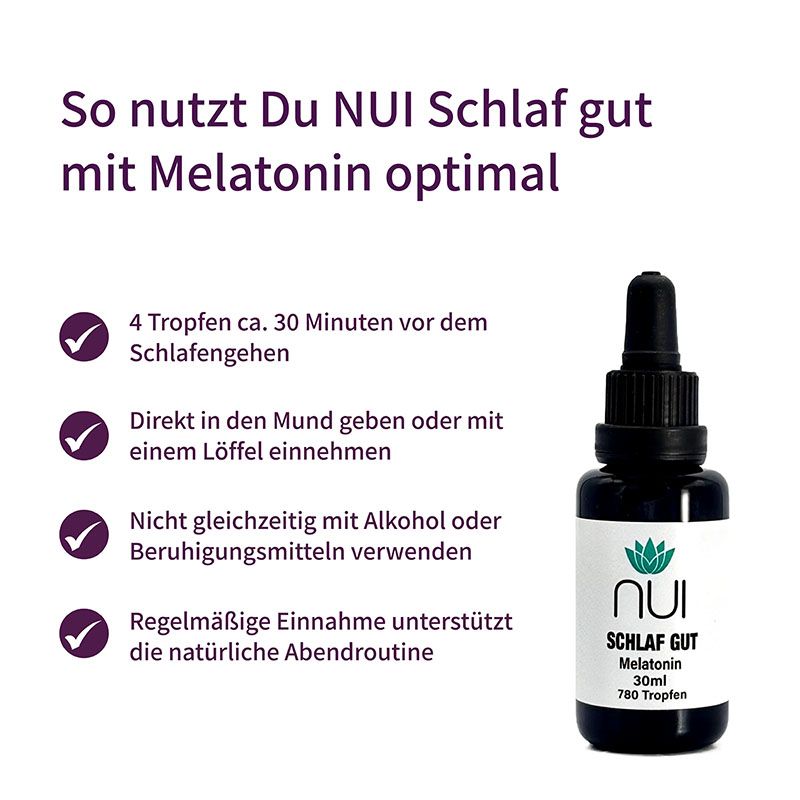 NUI Schlaf Gut mit Melatonin
