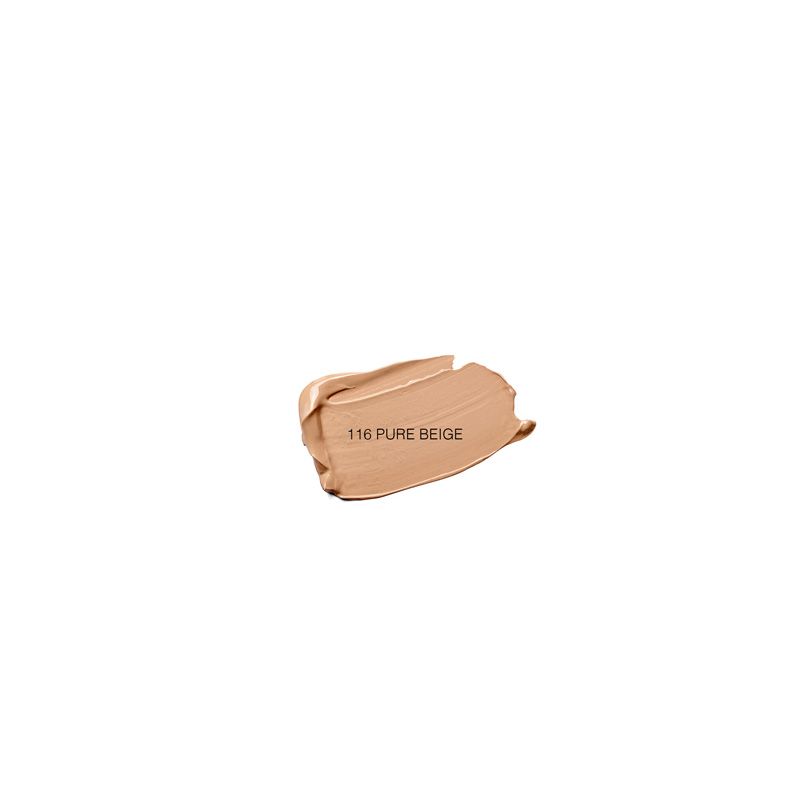 Farbprobe von Ga-De Longevity Second Skin Foundation. Farbton 116 Pure Beige. Auf weißem Hintergrund.