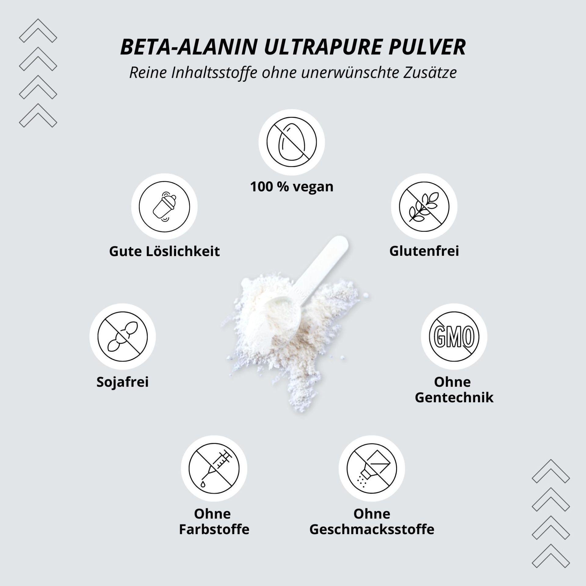 nutri+ Beta Alanin Pulver 500g Aminosäure