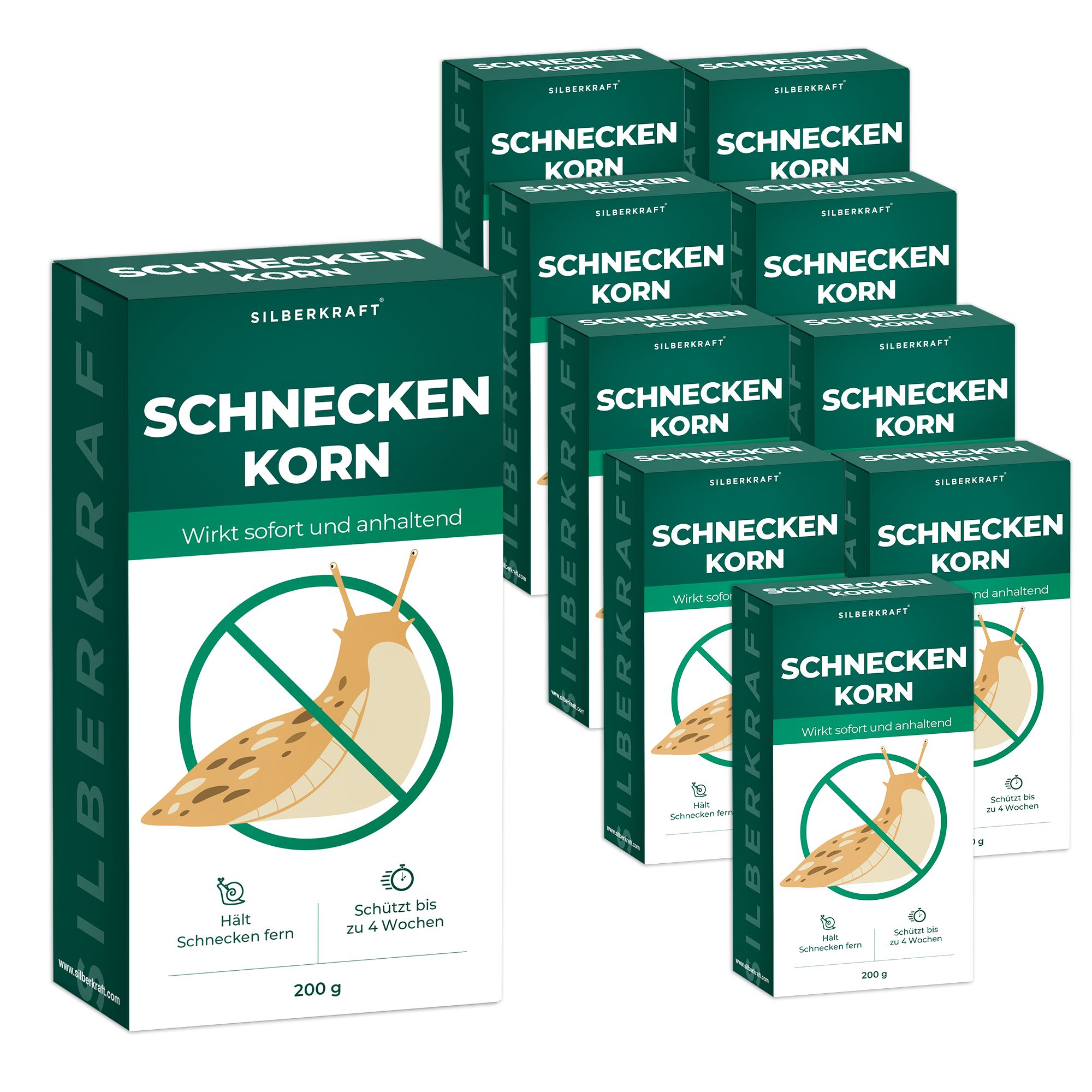 SILBERKRAFT Schneckenkorn gegen Schnecken
