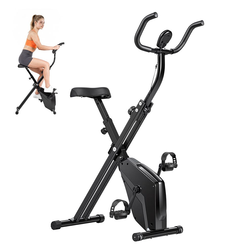 Formill YZJ508 Klappbares Heimtrainer-Fahrrad – 6 kg Schwungrad mit Magnetbremse