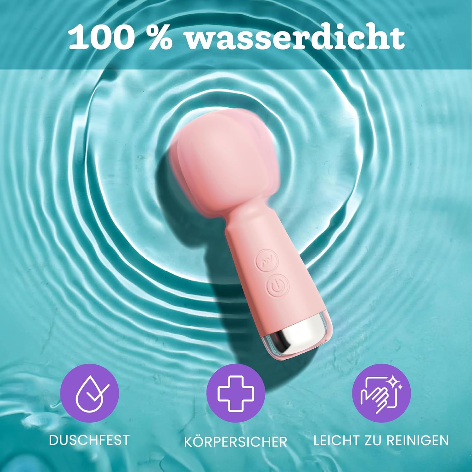 Oliver James Bullet Mini Vibrator Pastellrosa