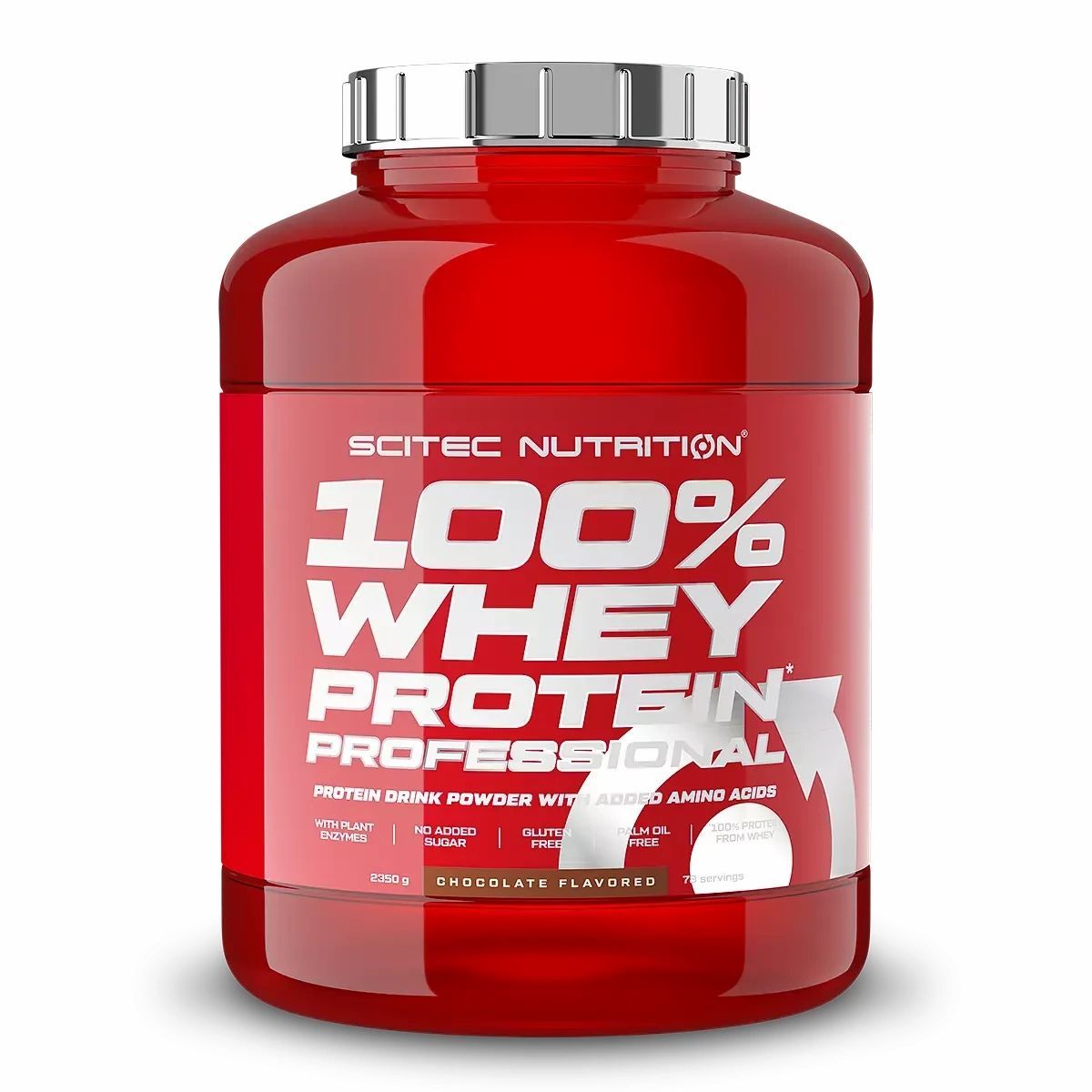 Scitec Nutrition 100% Whey Protein Professional Schokoladen Geschmack, 2000g Dose.