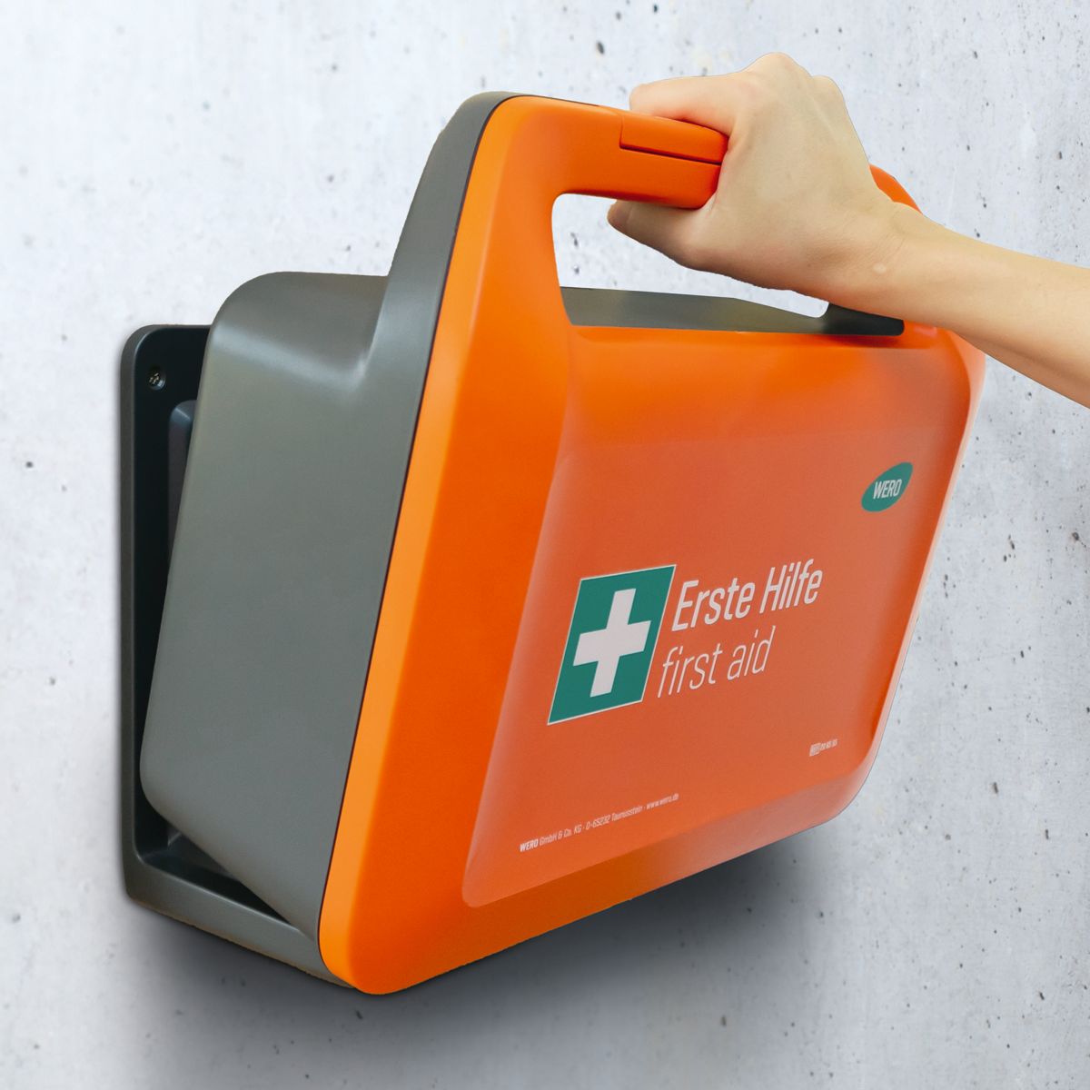 WERO Smart Case® - Erste-Hilfe-Koffer DIN 13157 - mit Weroplast® MasterTex Pflastern