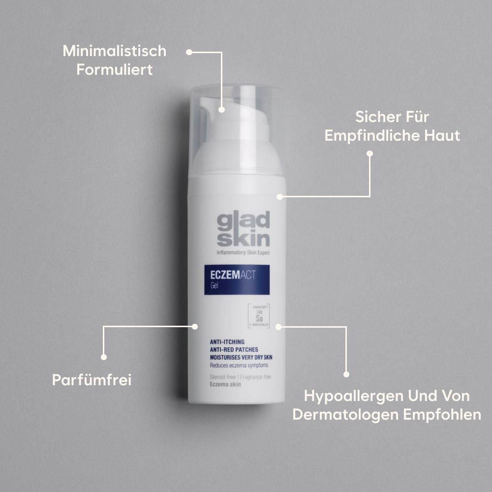 Gladskin Eczemact Gel für zu Ekzemen neigende Haut