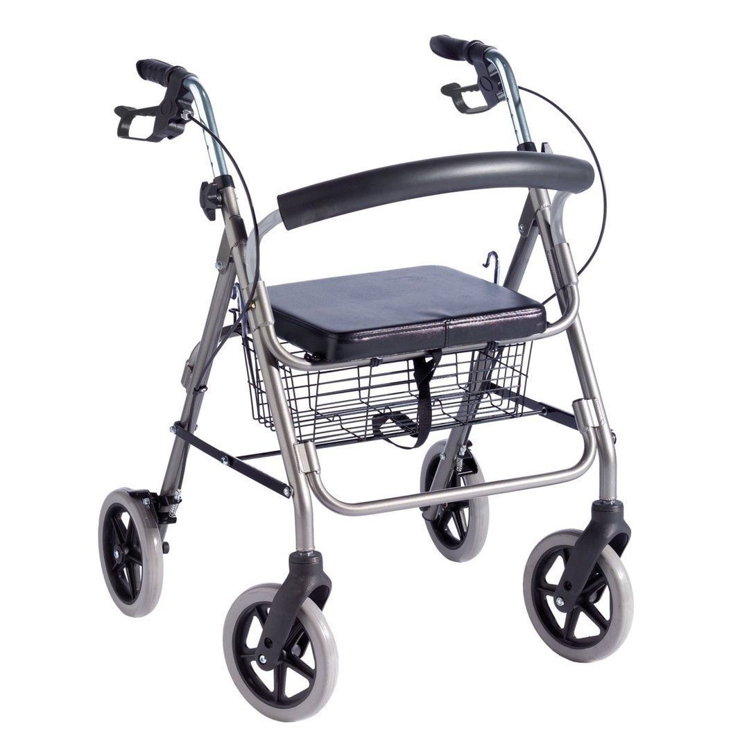 Trendmobil Leichtgewichtrollator LR 53 Rollator mit Korb + Stockhalterung