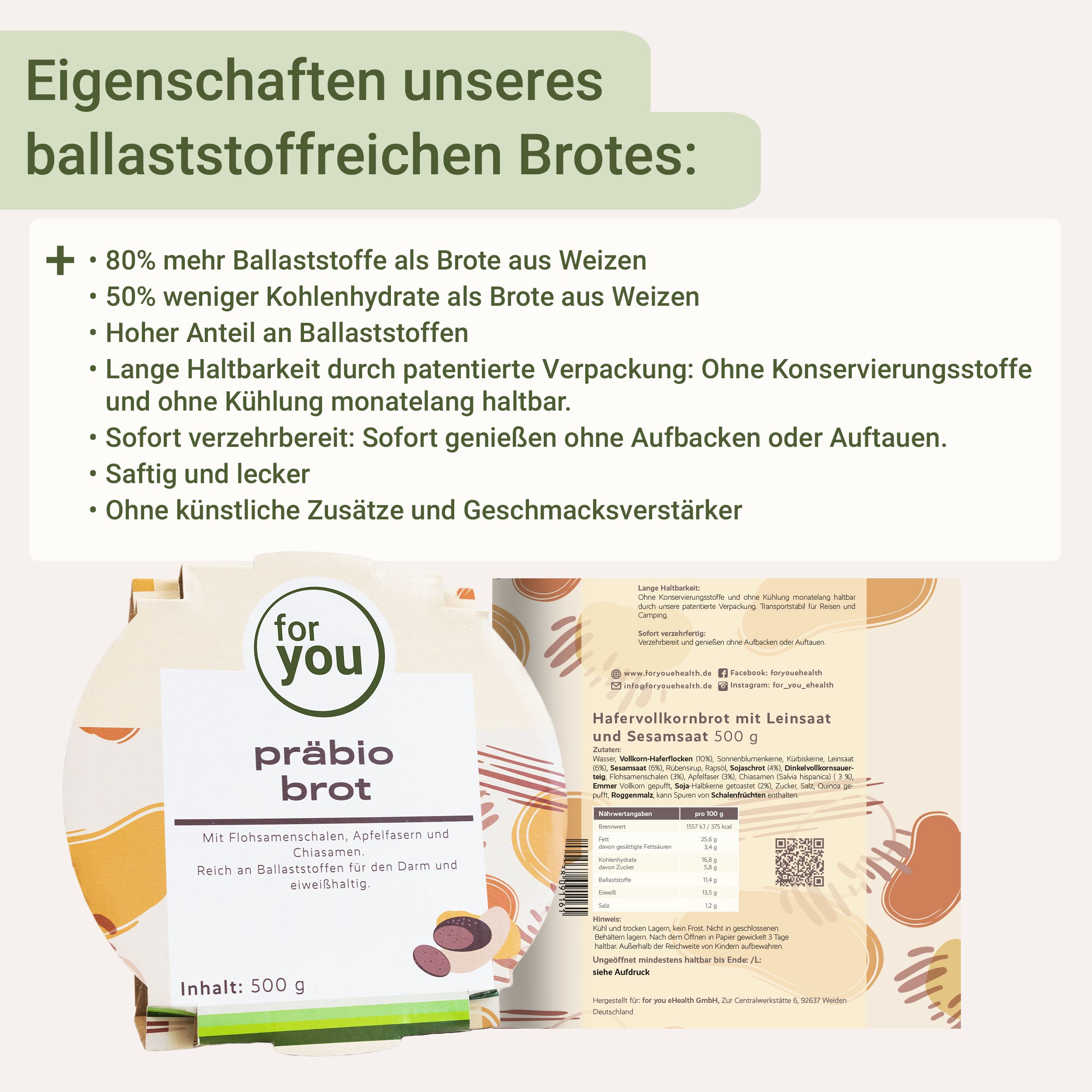for you Präbio Brot Dreierpack