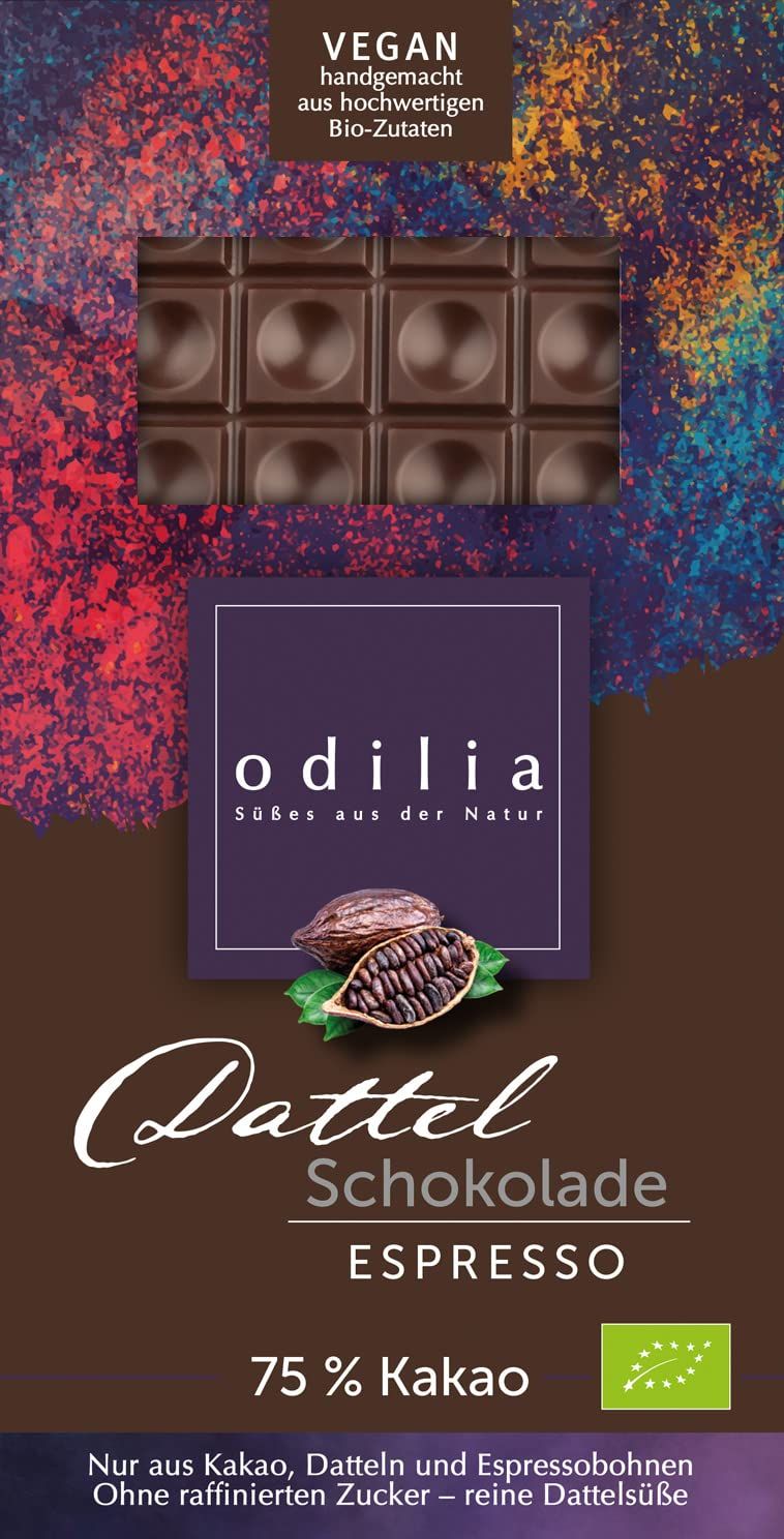 odilia Bio Dattel Schokolade mit Espresso