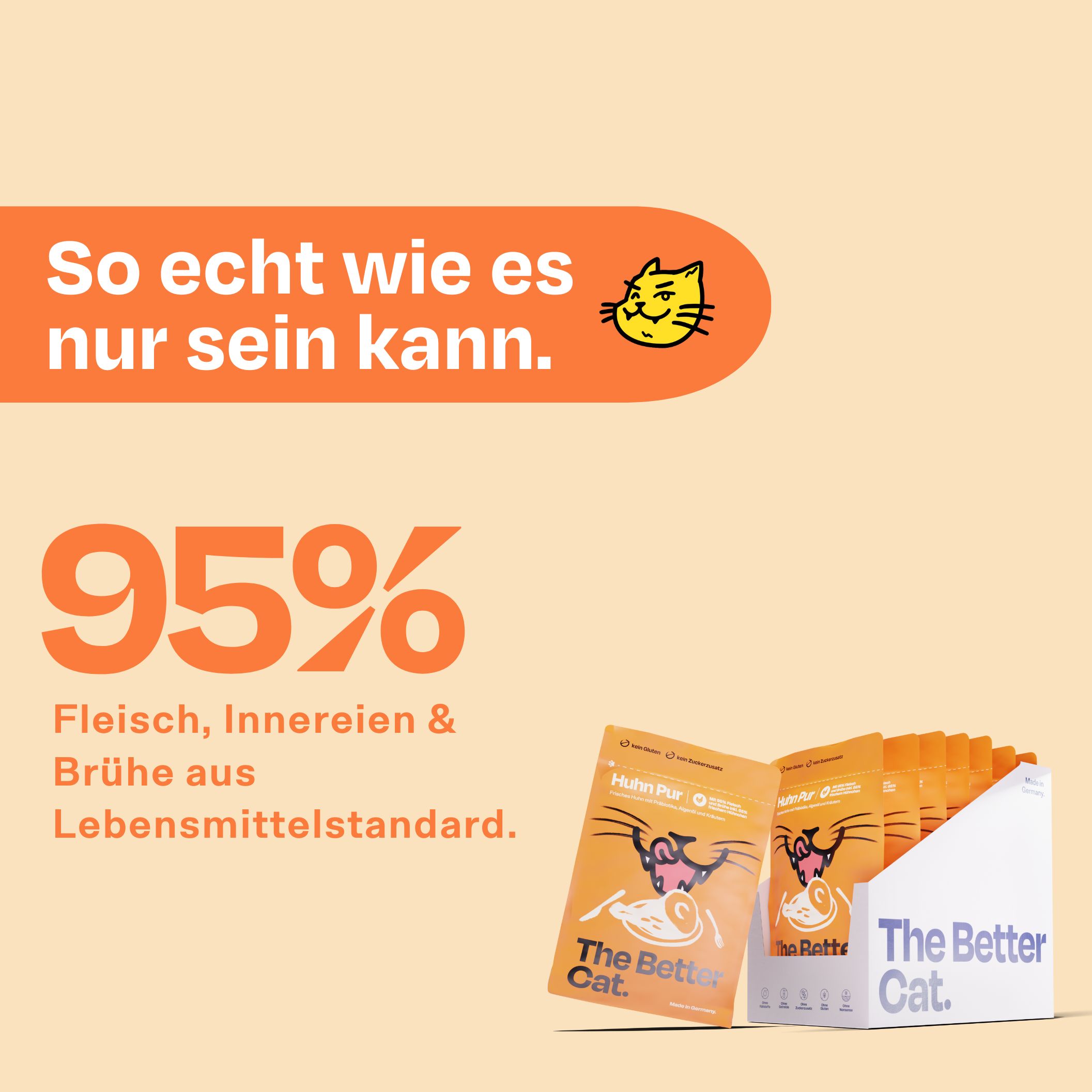 The Better Cat Katzenfutter Nass - Huhn
