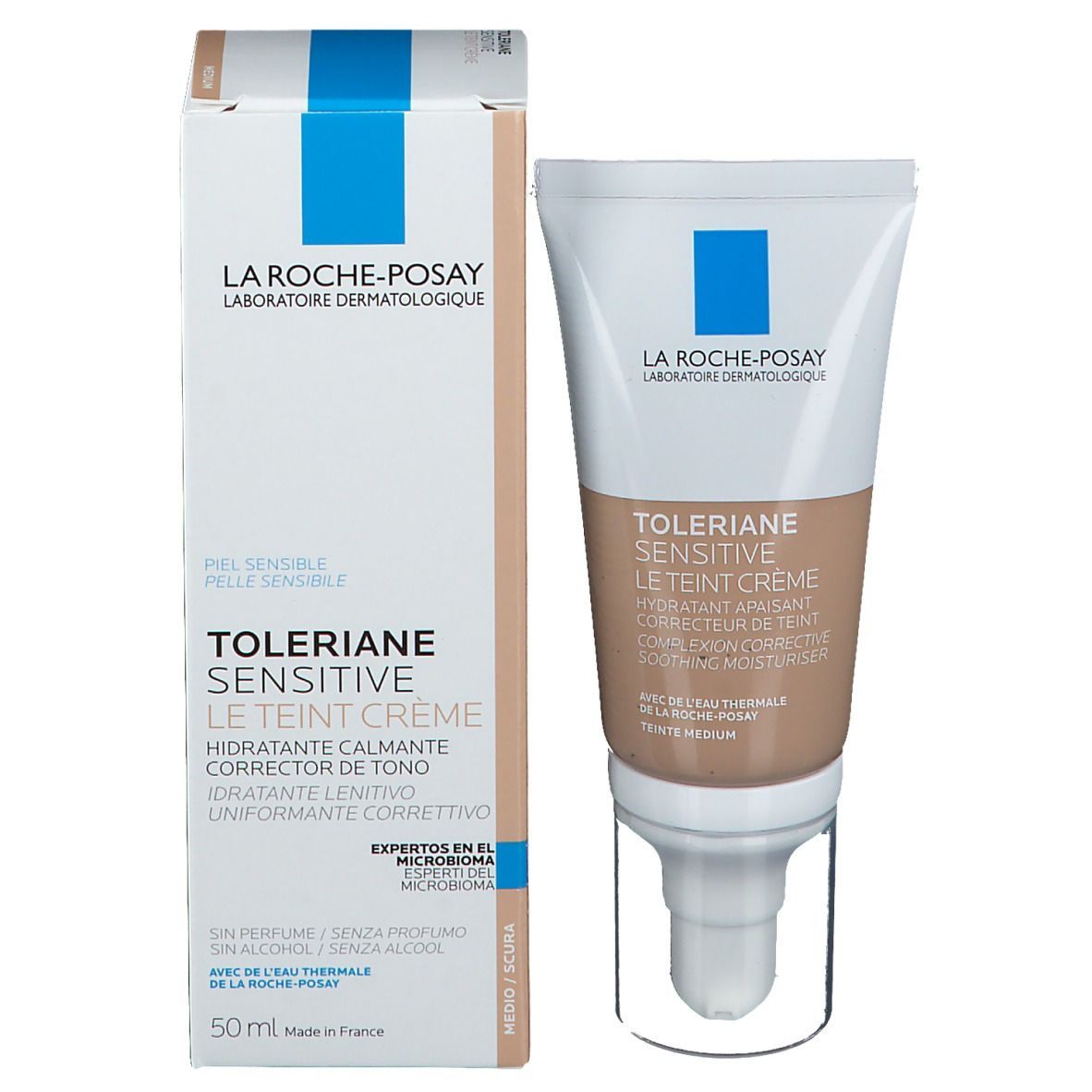 LA ROCHE-POSAY Toleriane Sensitive Le Teint Creme Getönte Tagespflege mittlere Tönung