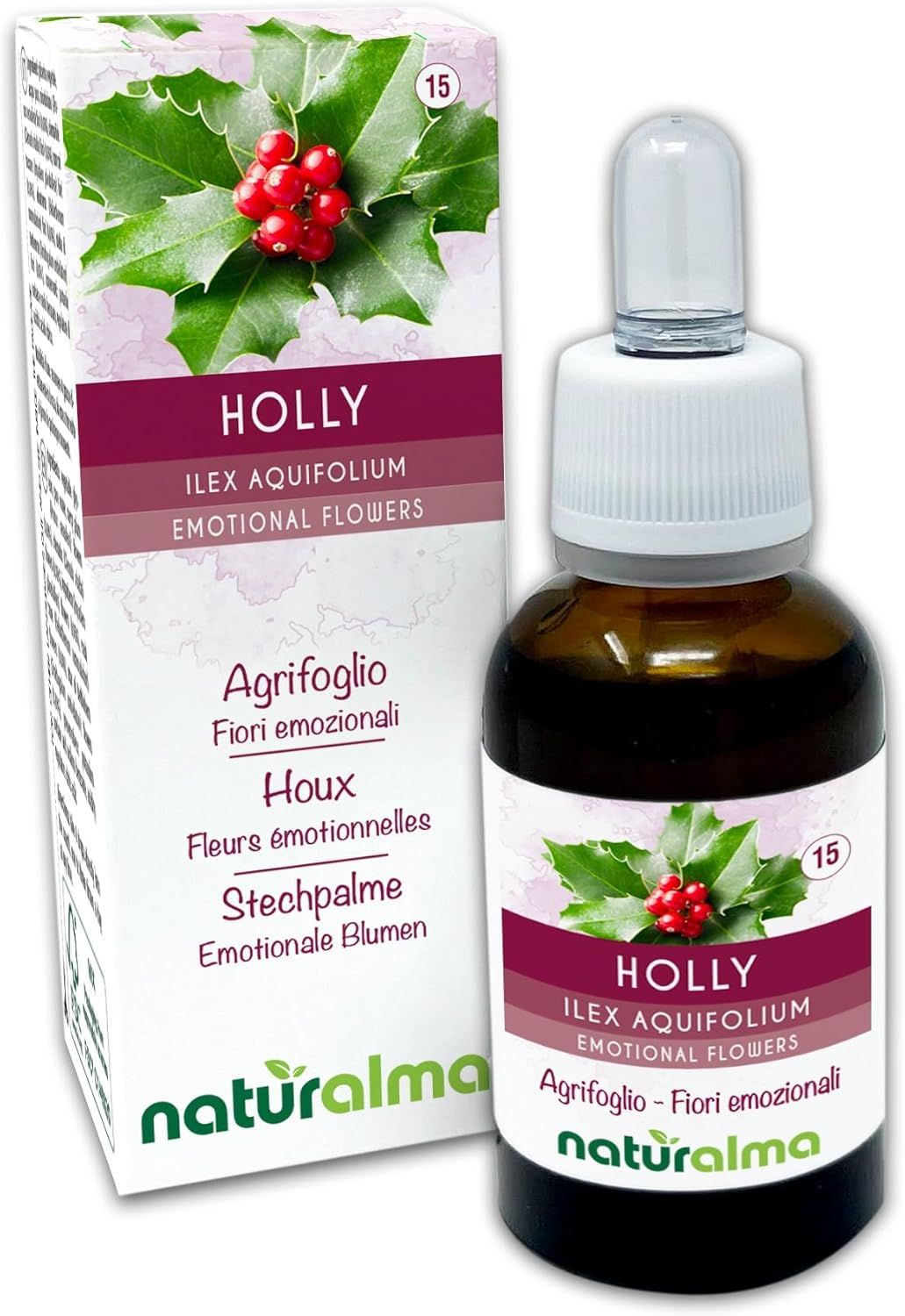 Naturalma Stechpalme Ilex aquifolium Tropfen