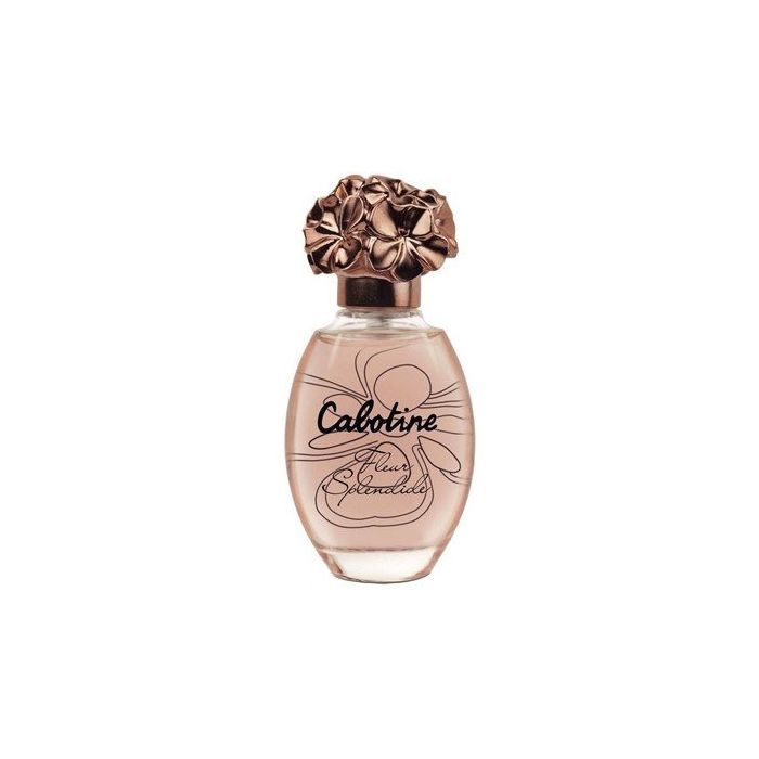 Cabotine Fleur Splendide Edt Parfümflakon mit blumiger Kappe.