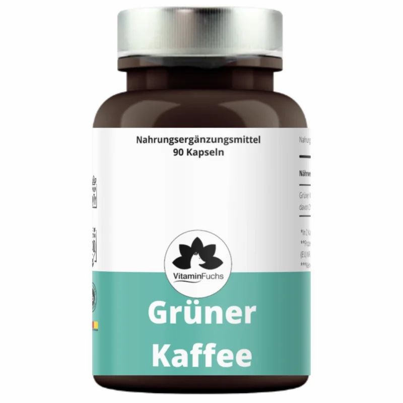 Grüner Kaffee Kapseln von VitaminFuchs