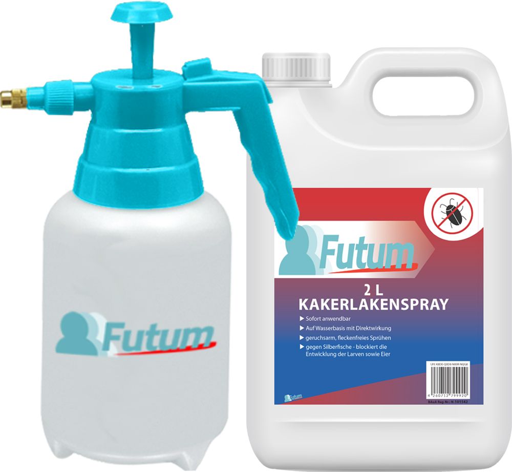 FUTUM Schabenspray / Kakerlakenmittel + SPRÜHER