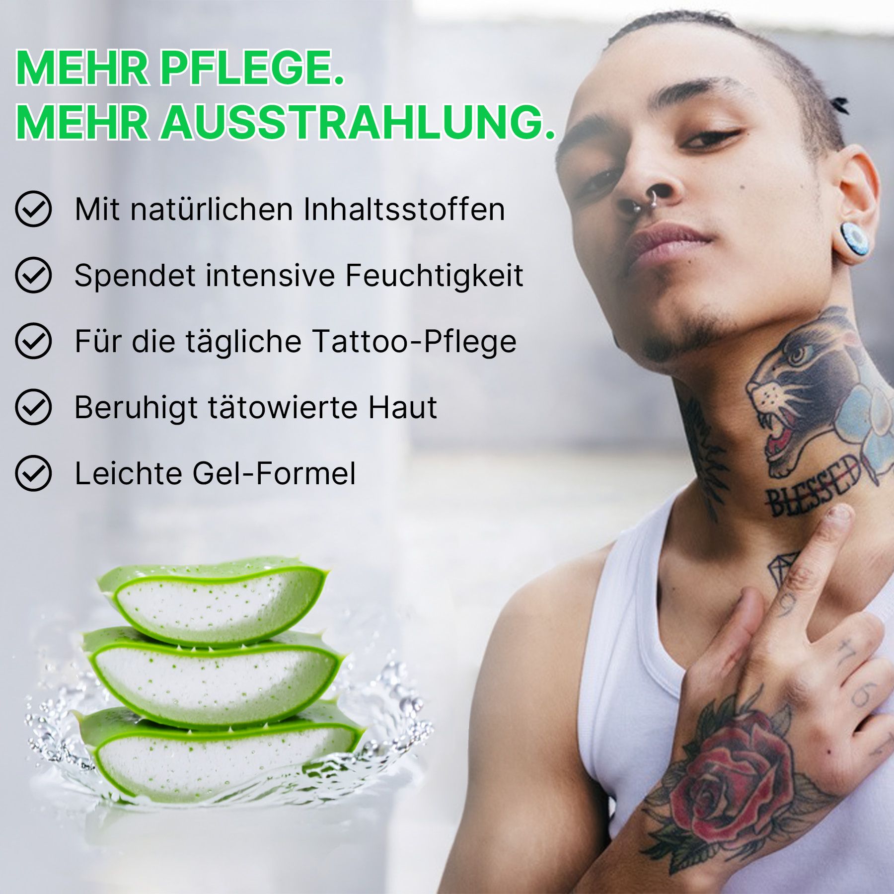 ALIVER Tattoocreme für die Tattoopflege Aftercare