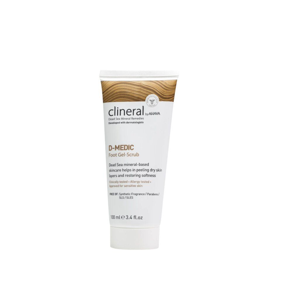 Ahava Clineral D-Medic Fuß Gel-Scrub Tube, 100ml.