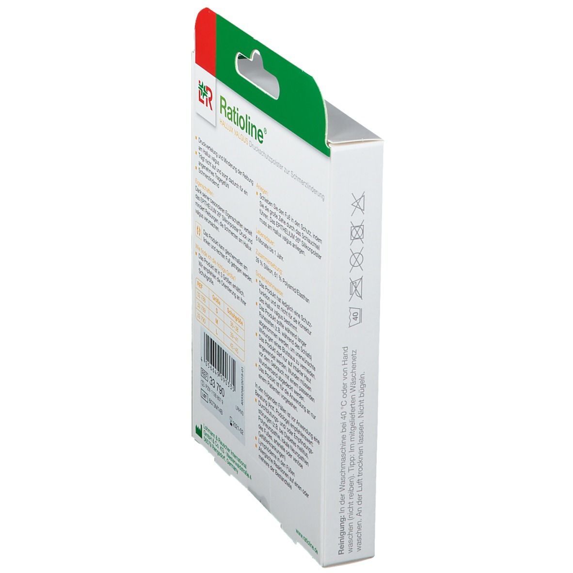 Ratioline® Hallux Valgus Druchschutzpolster L
