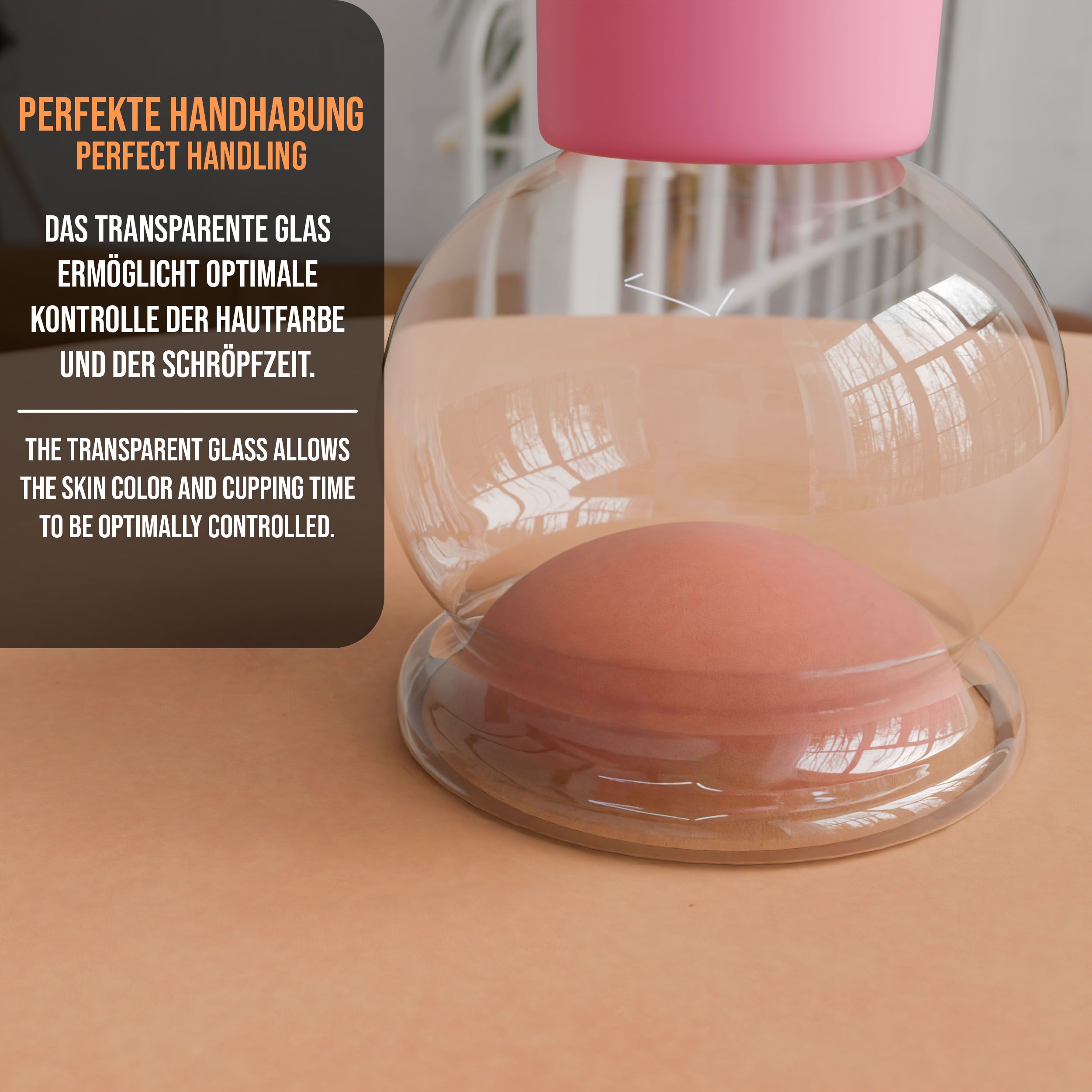 pulox Schröpfglas aus Echtglas