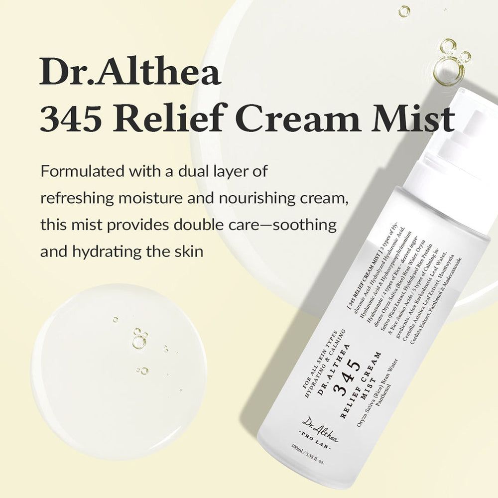 Dr. Althea 345 Relief Cream Mist - Hydratisierende Pflegemlha