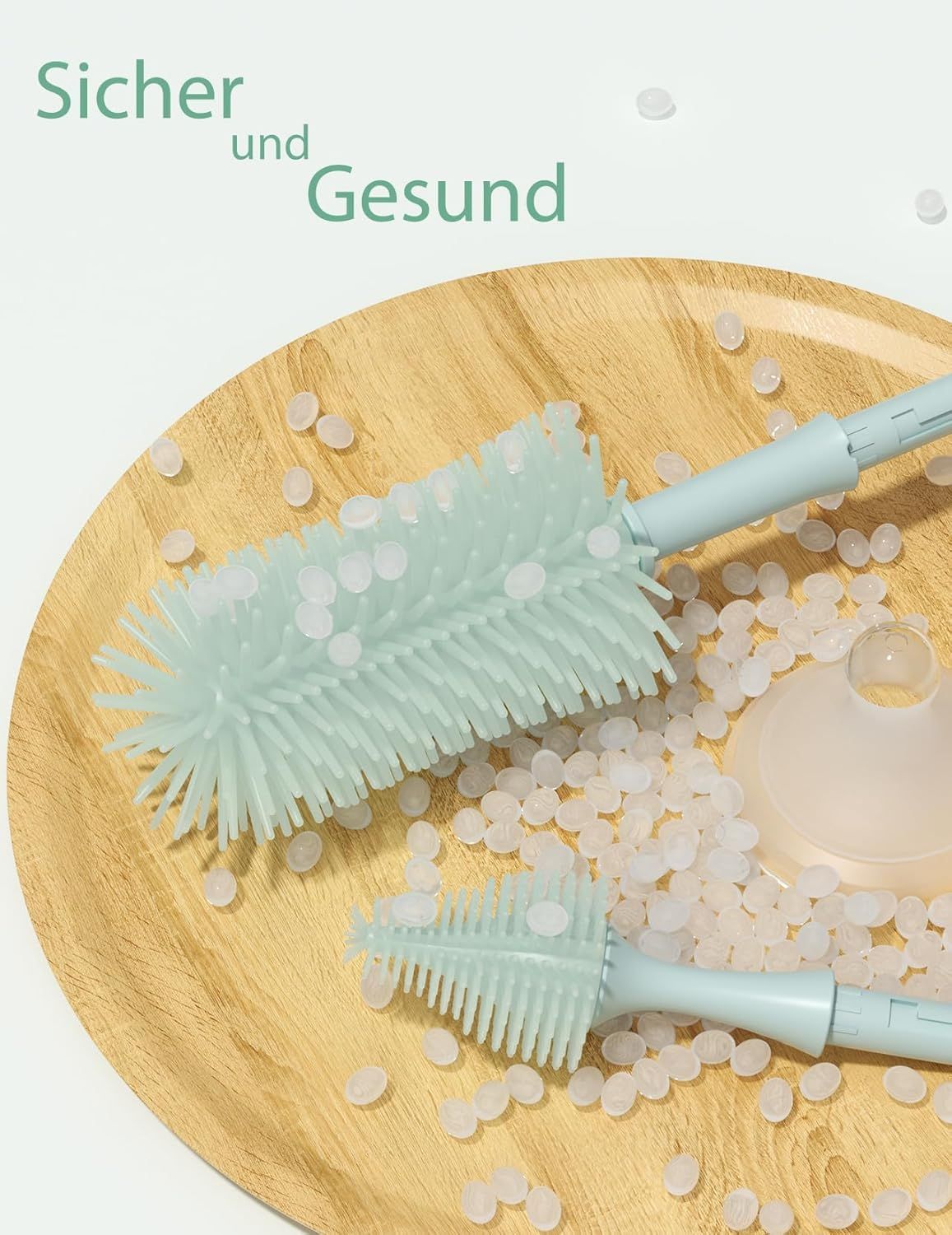 Momcozy Baby Flaschenbürste Set mit Druck-Schaumtechnologie