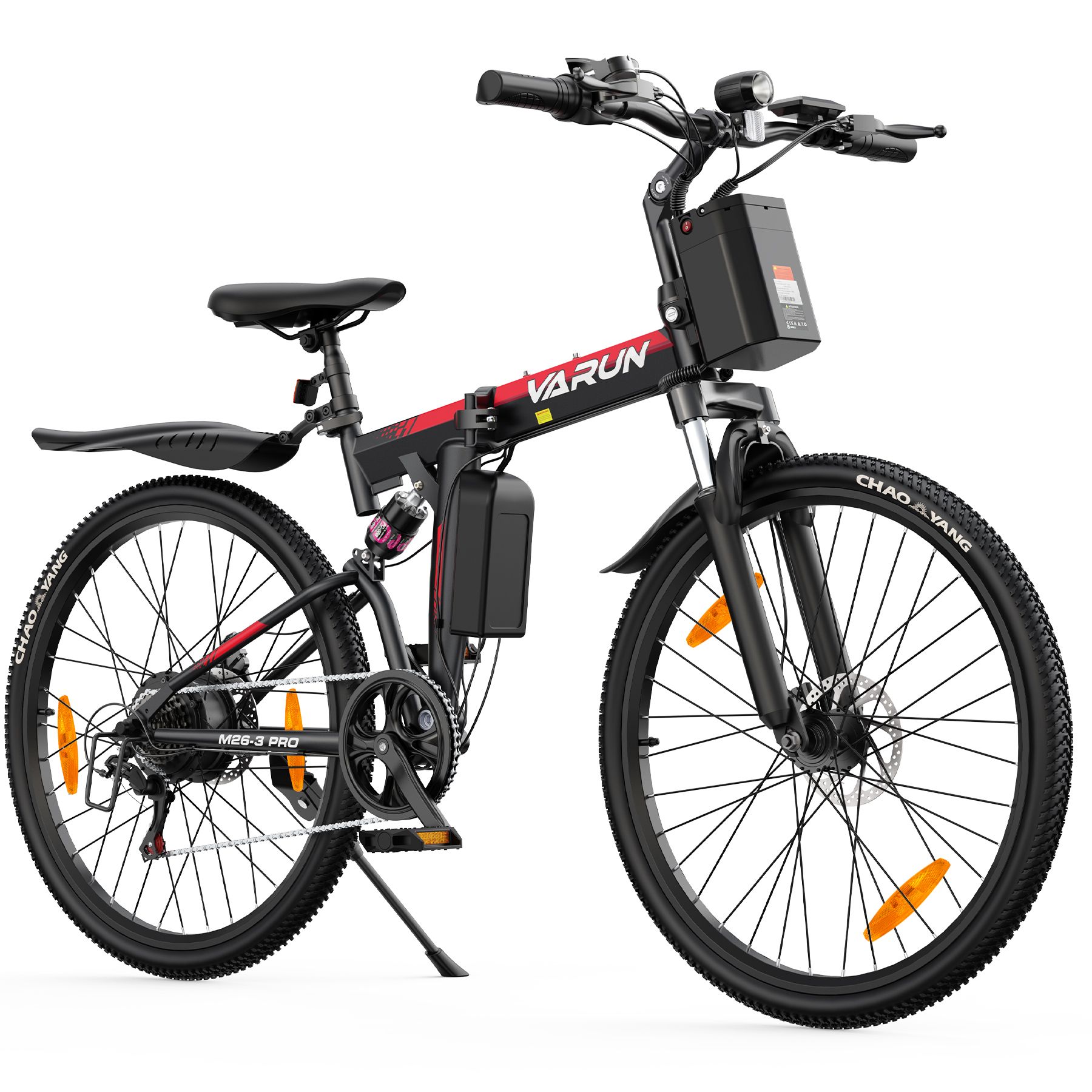 VARUN M26-3 PRO Faltbares E-Bike, 48V 7,8Ah Akku, Vollfederung