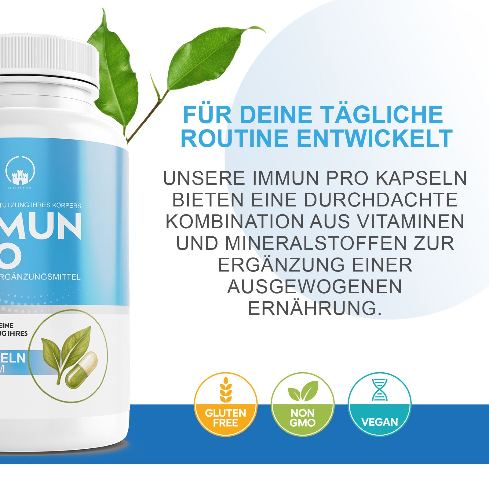 Saint Nutrition Immun Pro Kapseln für das Immunsystem