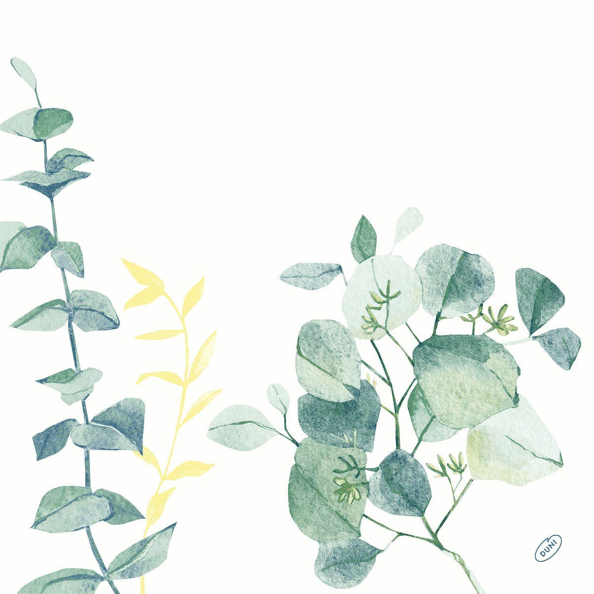 12x Dunisoft-Servietten 40 x 40  1/4 Falz Spire