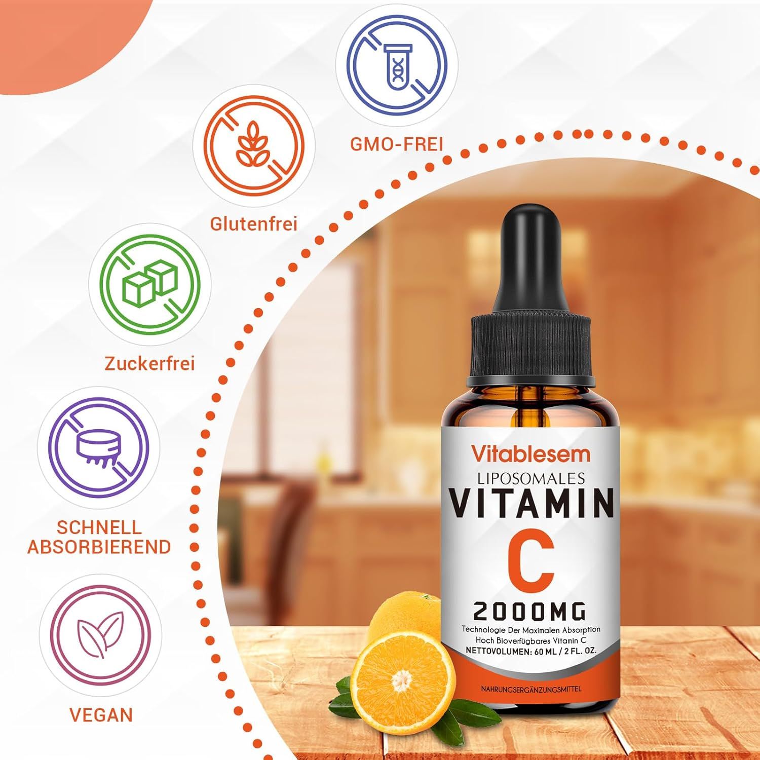 Vitablesem Liposomales Vitamin C Flüssig