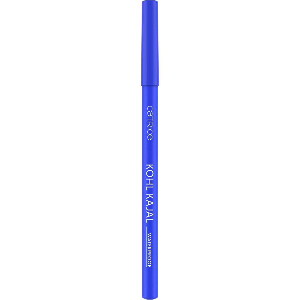 Blauer Kajalstift. Aufschrift: Catrice, Kohl Kajal, Waterproof.