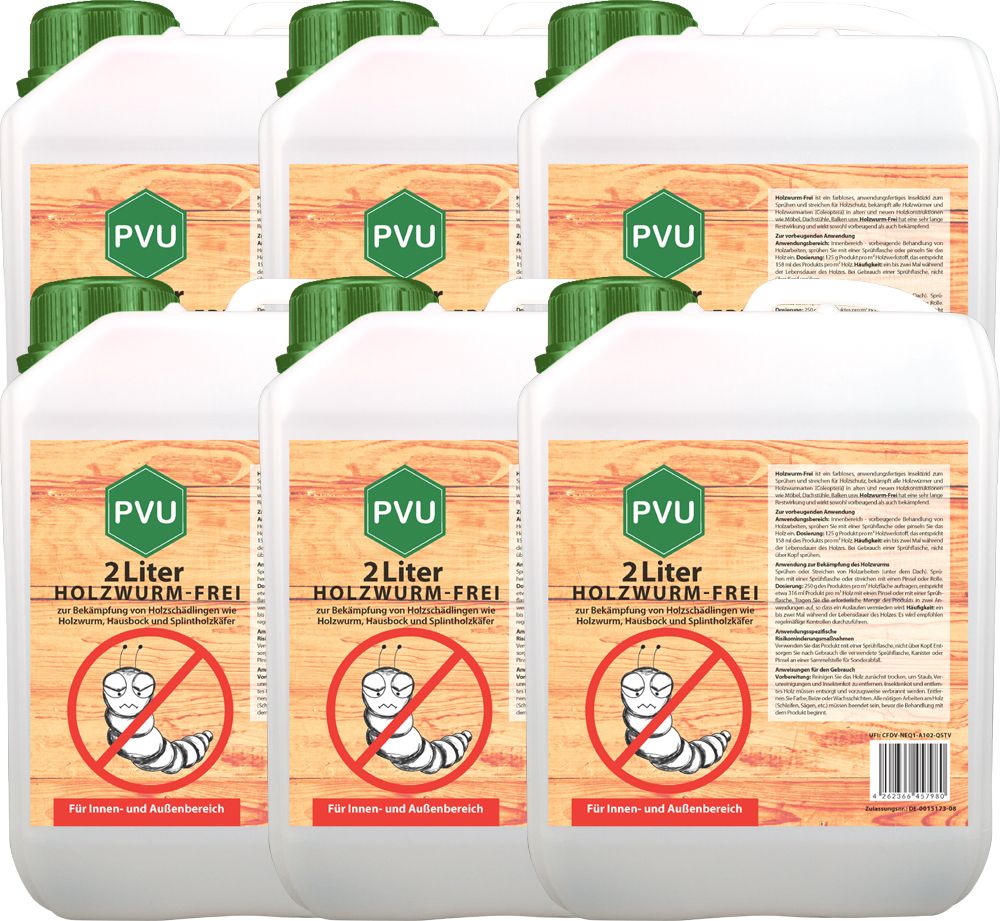 PVU Holzwurmspray zur Bekämpfung von Holwürmern und Holz Schädlingen