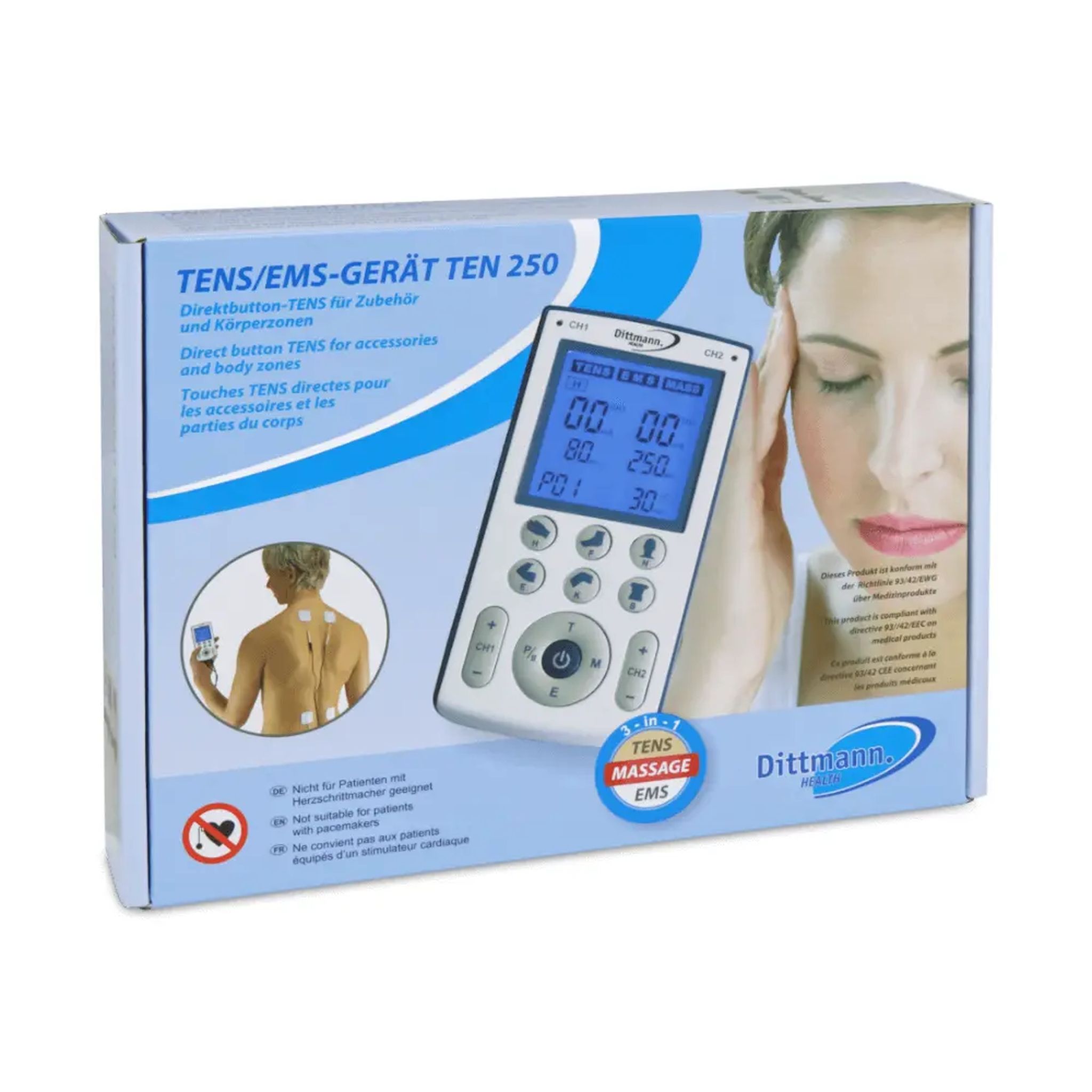 Dittmann TENS-/EMS-Gerät TEN 250