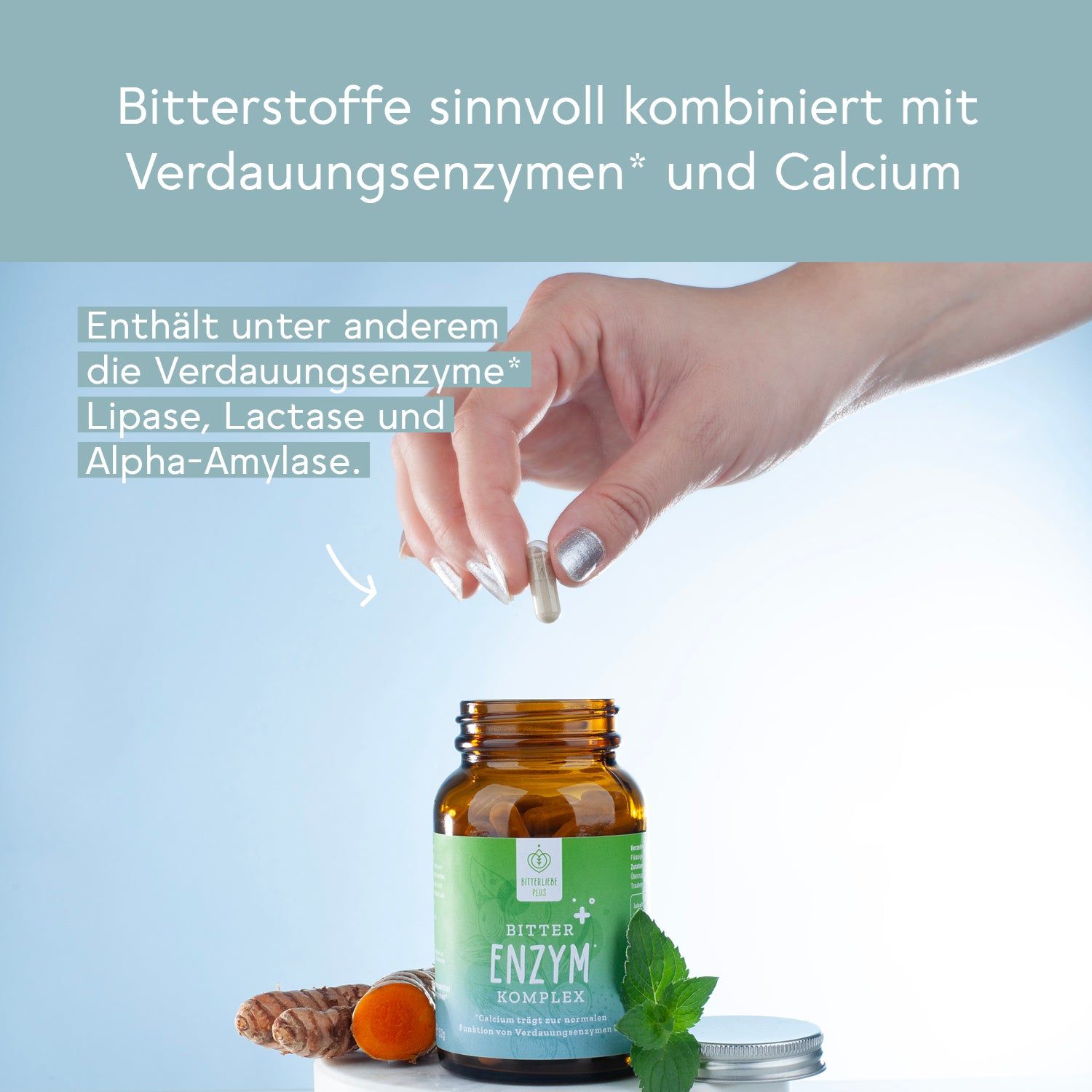 BitterLiebe Bitter Enzym* Komplex - Monatspackung