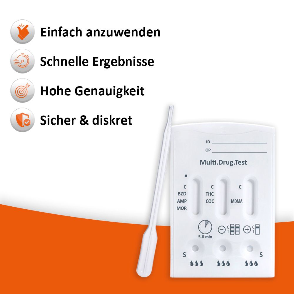 self-diagnostics Drogenschnelltest Multi 6 TG