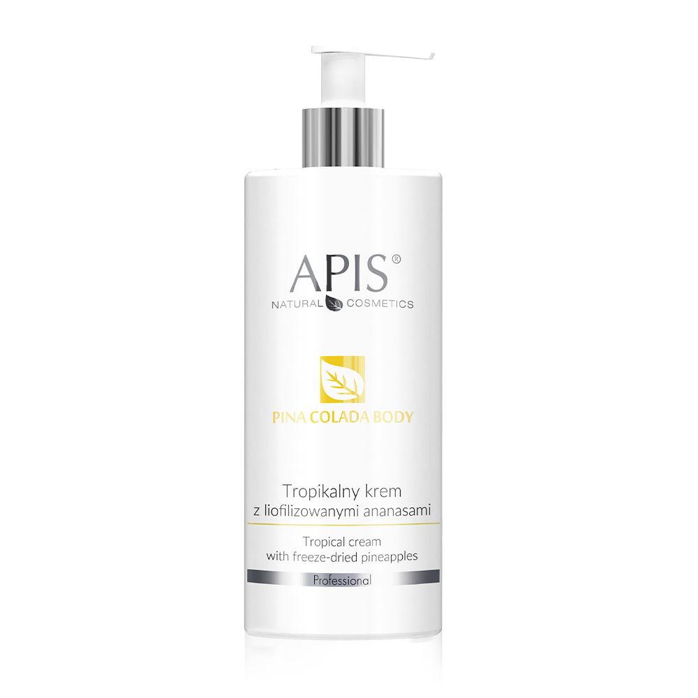 APIS PINA COLADA BODY, Tropical Creme mit gefriergetrockneten Ananas, Anti-Cellulite