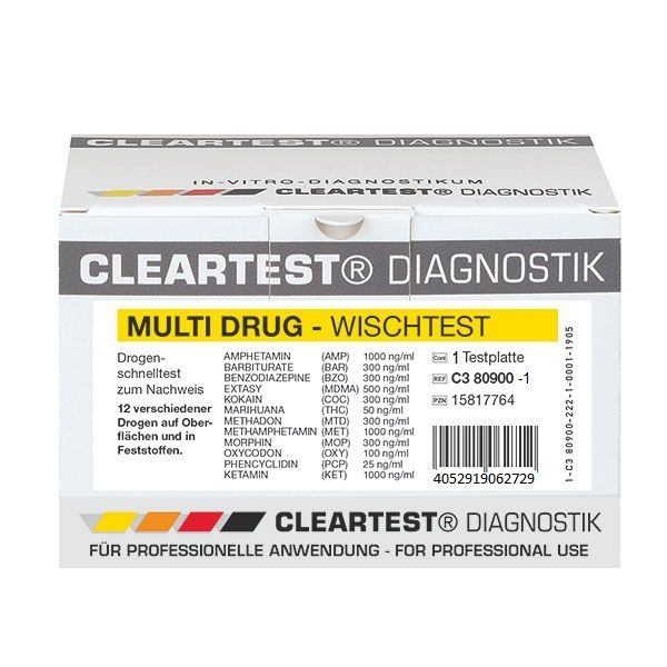 CLEARTEST Multi Drogen Schnelltest